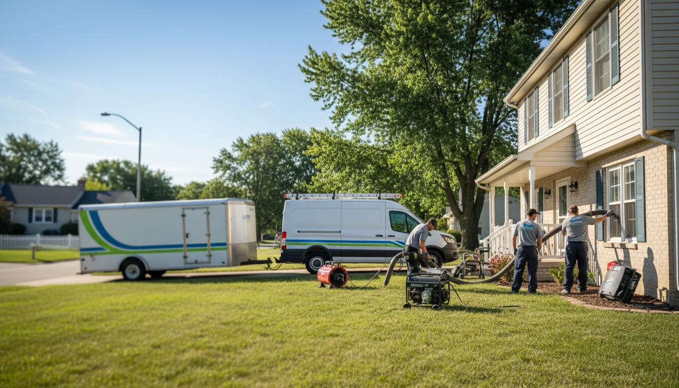 Flooded Basement Restoration And Cleanup With Repair in Ixonia, WI near me